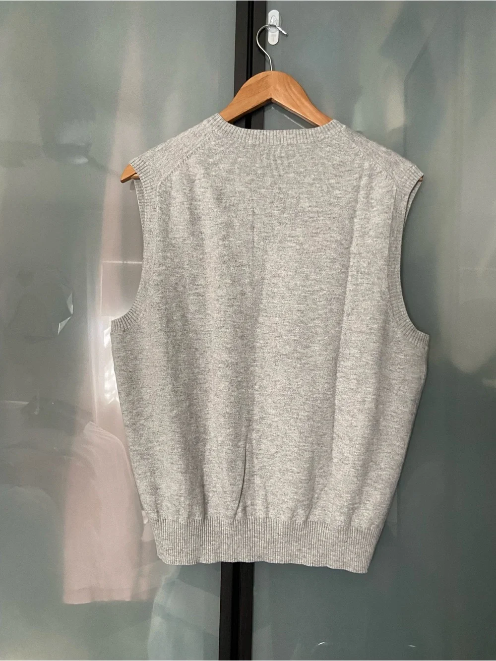 Land’s End cotton cashmere sweater vest M